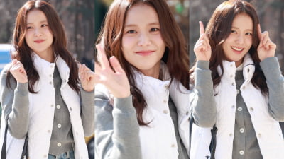 블랙핑크 지수의 출근길 패션, 오늘도 귀엽다 [TV10]