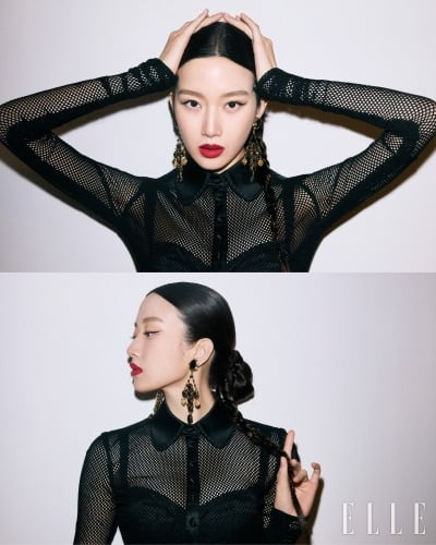 '169cm 47kg' 문가영, D사 명품으로 온몸 휘감았더니…비현실적 우아한 자태 [화보]