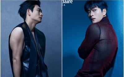 '전역' 강태오, 이 악물고 관리했네…시스루로 뽐낸 벌크업 근육 자태 [화보]