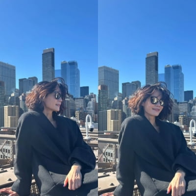 '50세' 김지호, 한국 떠나더니 부내 풀풀 "비올라 전공 딸 작품"