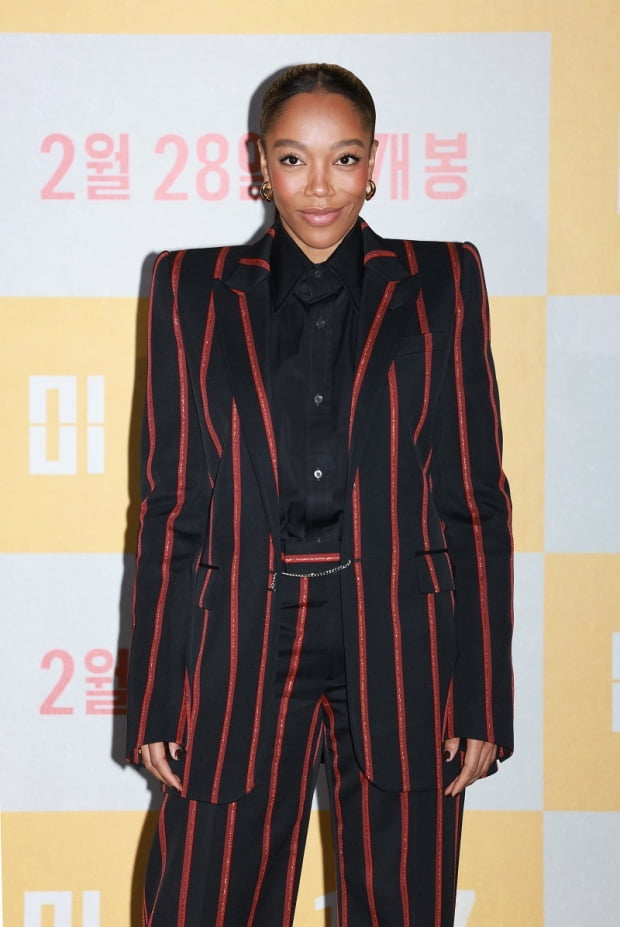 SEOUL, SOUTH KOREA - FEBRUARY 20: Naomi Ackie attends film 'Mickey 17' press conference at Megabox COEX in Kangnam-gu on February 20, 2025 in Seoul, South Korea. (Photo by The Chosunilbo JNS/Imazins via Getty Images)