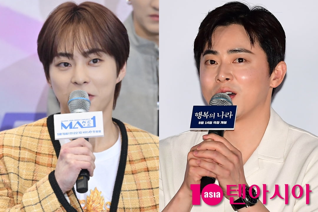 시우민, 조정석/ 사진=텐아시아 사진 DB