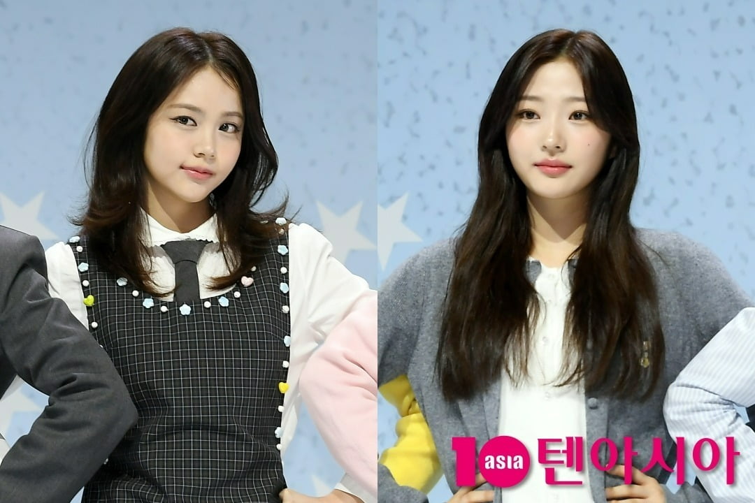 하츠투하츠의 멤버 카르멘(왼쪽부터), 스텔라. 텐아시아DB