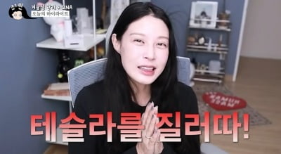 "얄밉게 쓰겠다" 조민, 배상금으로 신차 플렉스 "3200만원에 테슬라 질렀다"