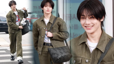 Stray Kids' I.N Departs for London for Bottega Veneta Shoot