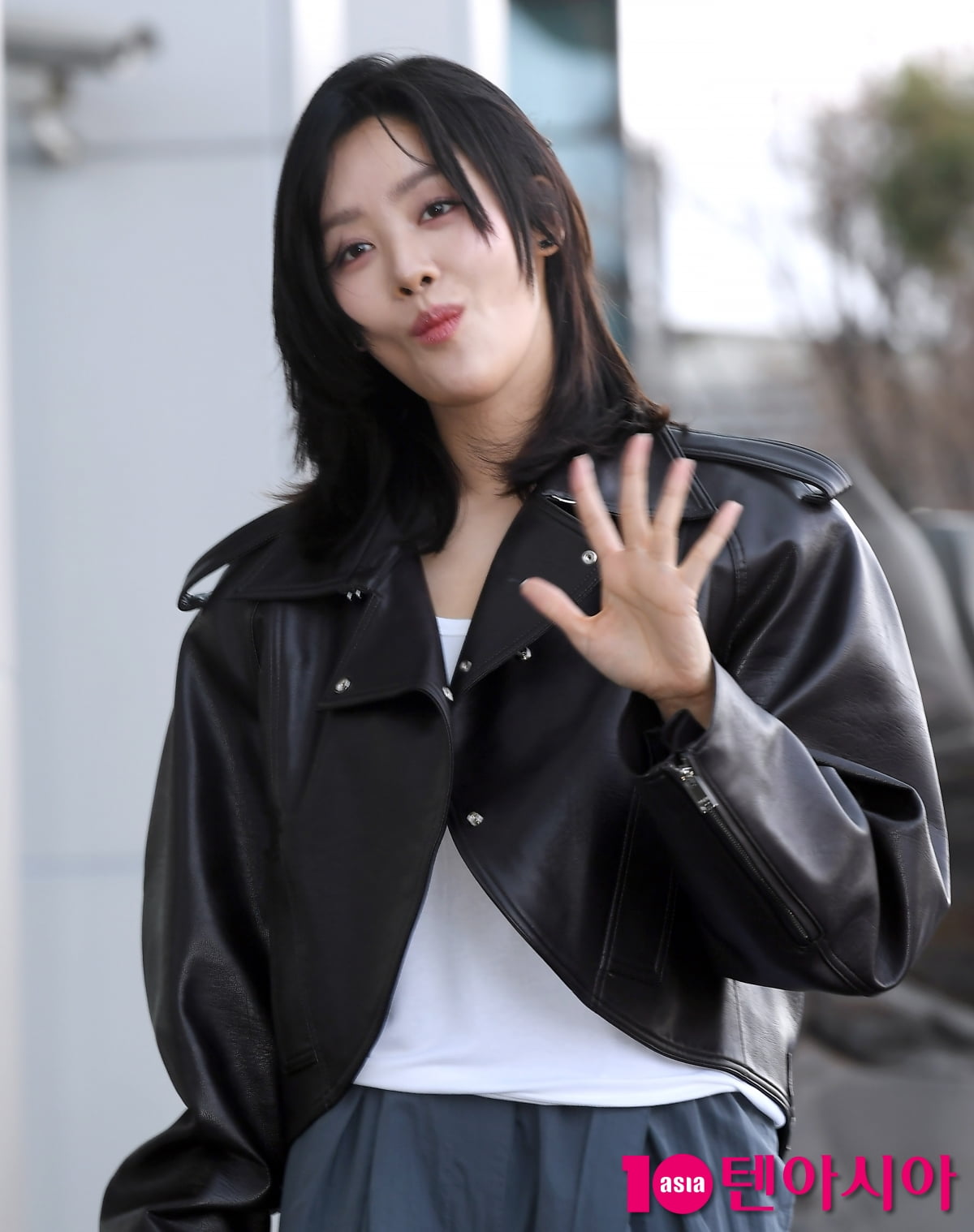 차주영, 바람도 질투하는 미모...오늘도 이쁨[TEN포토+]