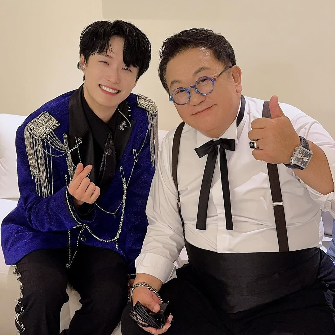 원혁, 이용식. / 사진=이수민 SNS
