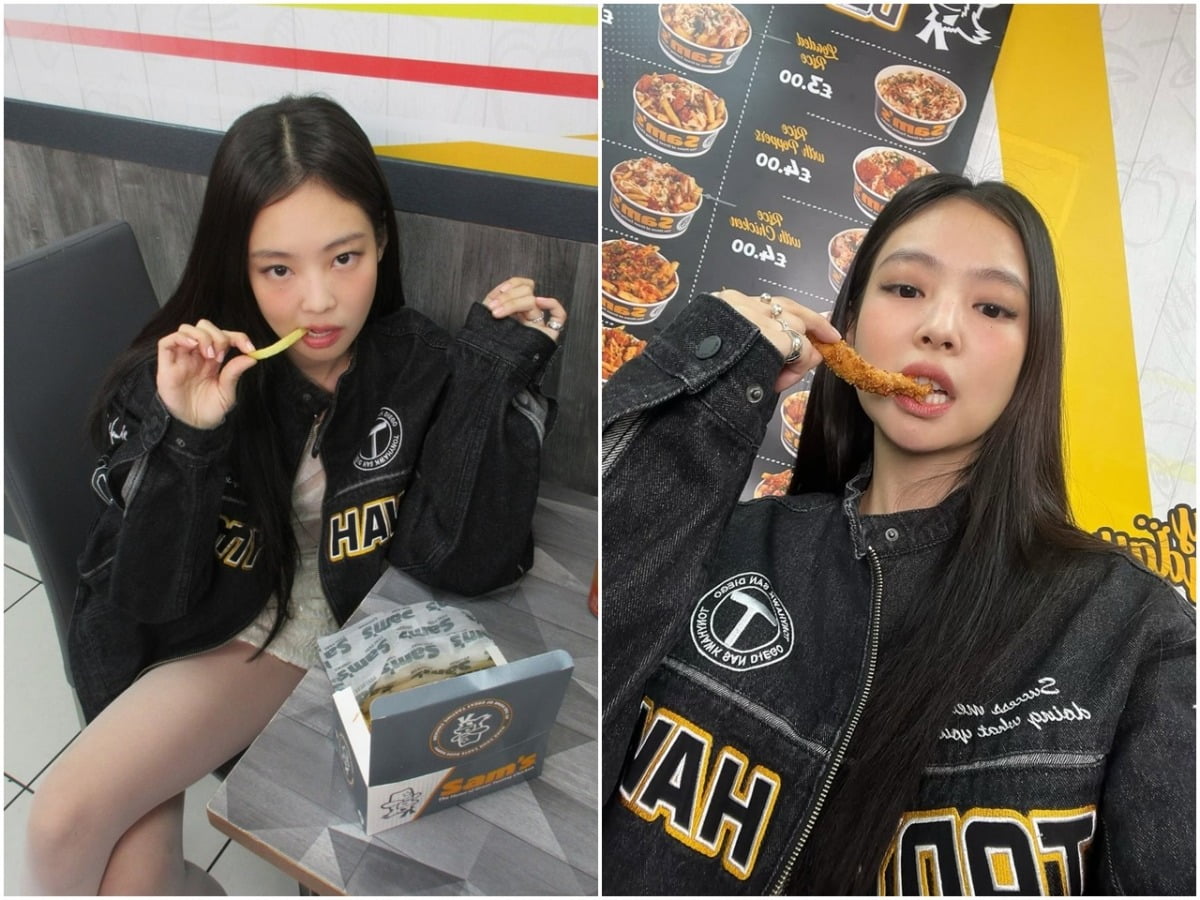 사진=제니 SNS
