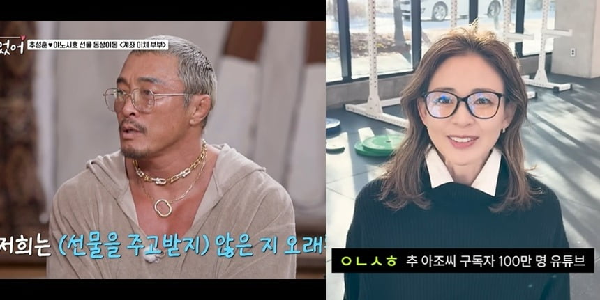사진 = ENA '최화정 김호영의 보고싶었어' / 추성훈 유튜브 채널