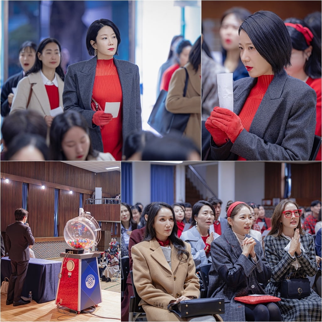 '대치동맘' 전혜진, 정치색 논란 터질라…빨간색 휘감고 명문초 등판 ('라이딩인생')