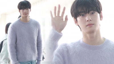 Cha Eun-woo departs for Paris! Sculptural visuals even at the airport