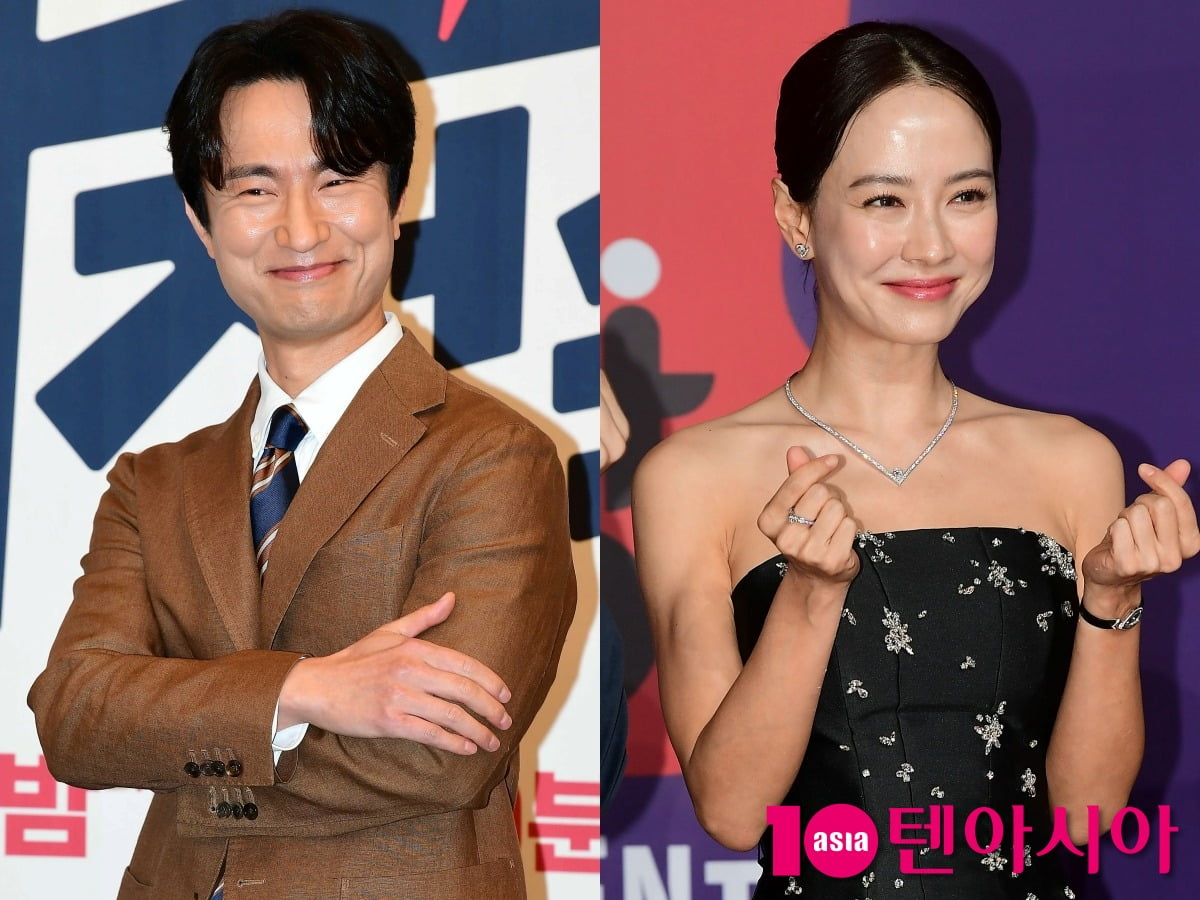 김병철, 송지효 / 사진=텐아시아DB
