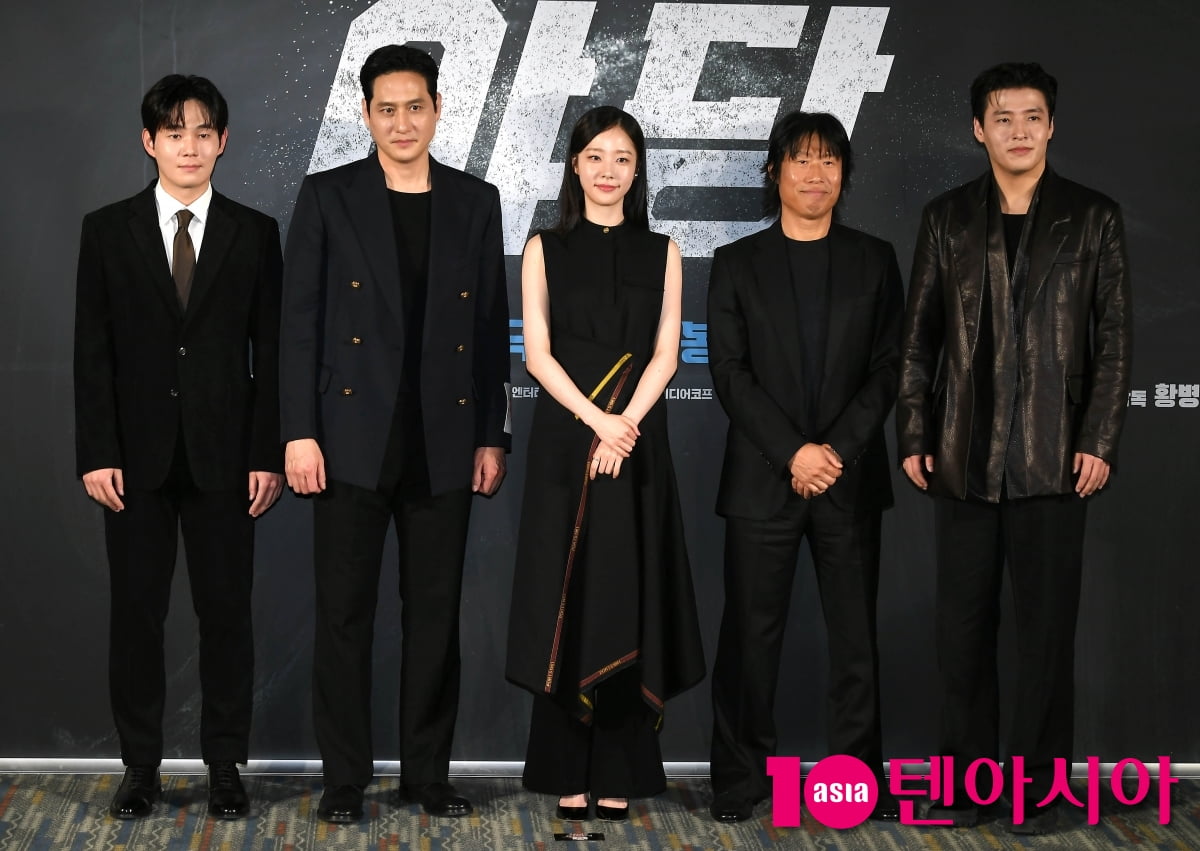 강하늘-유해진-박해준-류경수-채원빈, 영화 '야당' 주연들 한자리에[TEN포토]