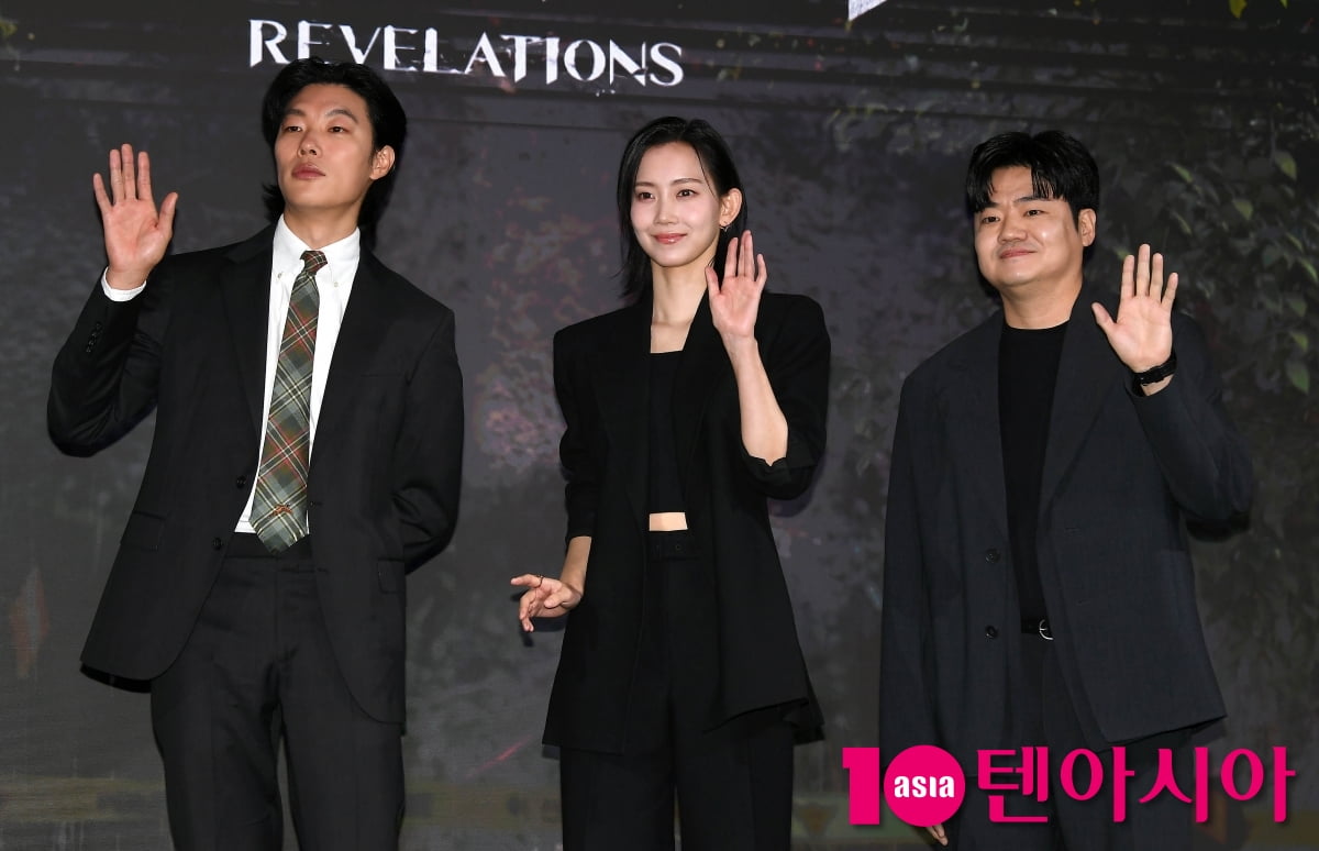 류준열-신현빈-신민재, '계시록' 주연들[TEN포토+]