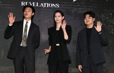 류준열-신현빈-신민재, '계시록' 주연들[TEN포토+]