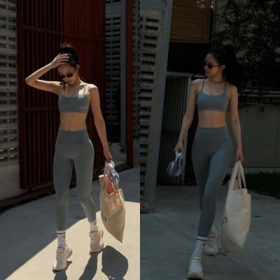 '167cm 46kg' 손나은, 프로 재능러 등극…운동복 하나로 헐리웃 만들어