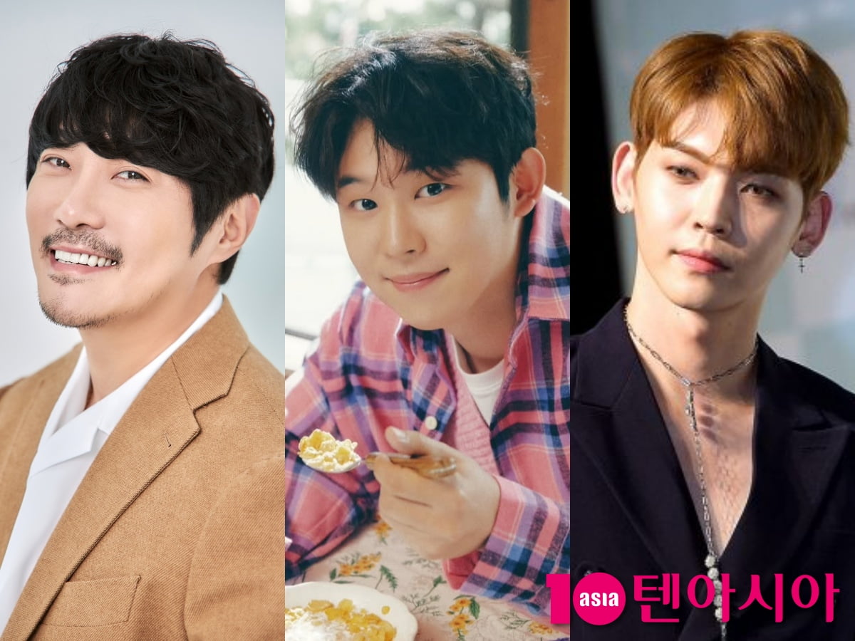 가수 KCM, 진욱, 그룹 업텐션 출신 쿤/사진=이미지나인컴즈, 진욱 인스타그램, 텐아시아 사진DB