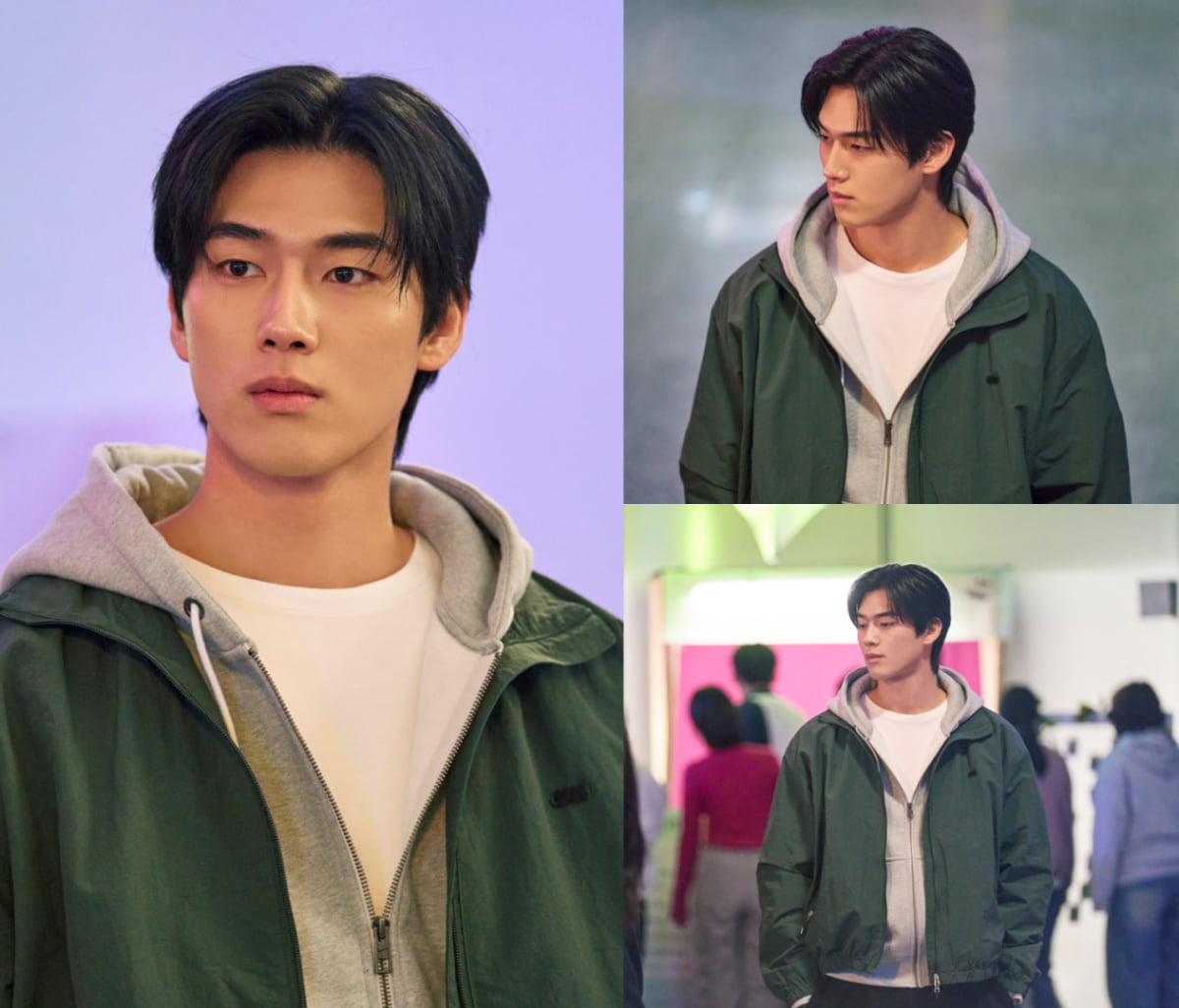 노정의와 ♥핑크빛…'187cm' 홍민기, 베일 듯한 콧대와 날렵한 턱선 자랑 ('바니와오빠들')
