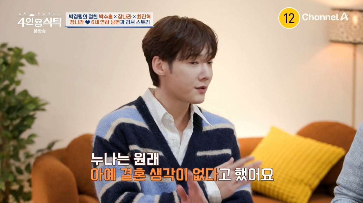 사진=채널A '절친 토큐멘터리 4인용식탁' 방송 캡처