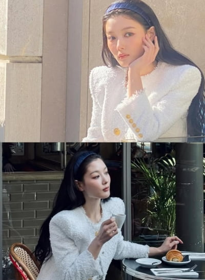 파리서 사람 홀린 김유정, 손목에 타투 '눈길'