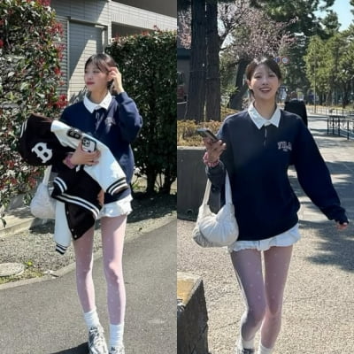 열애설 들킨 곳이라 안 갈 줄 알았는데…'결별' 이미주, 또 일본서 포착