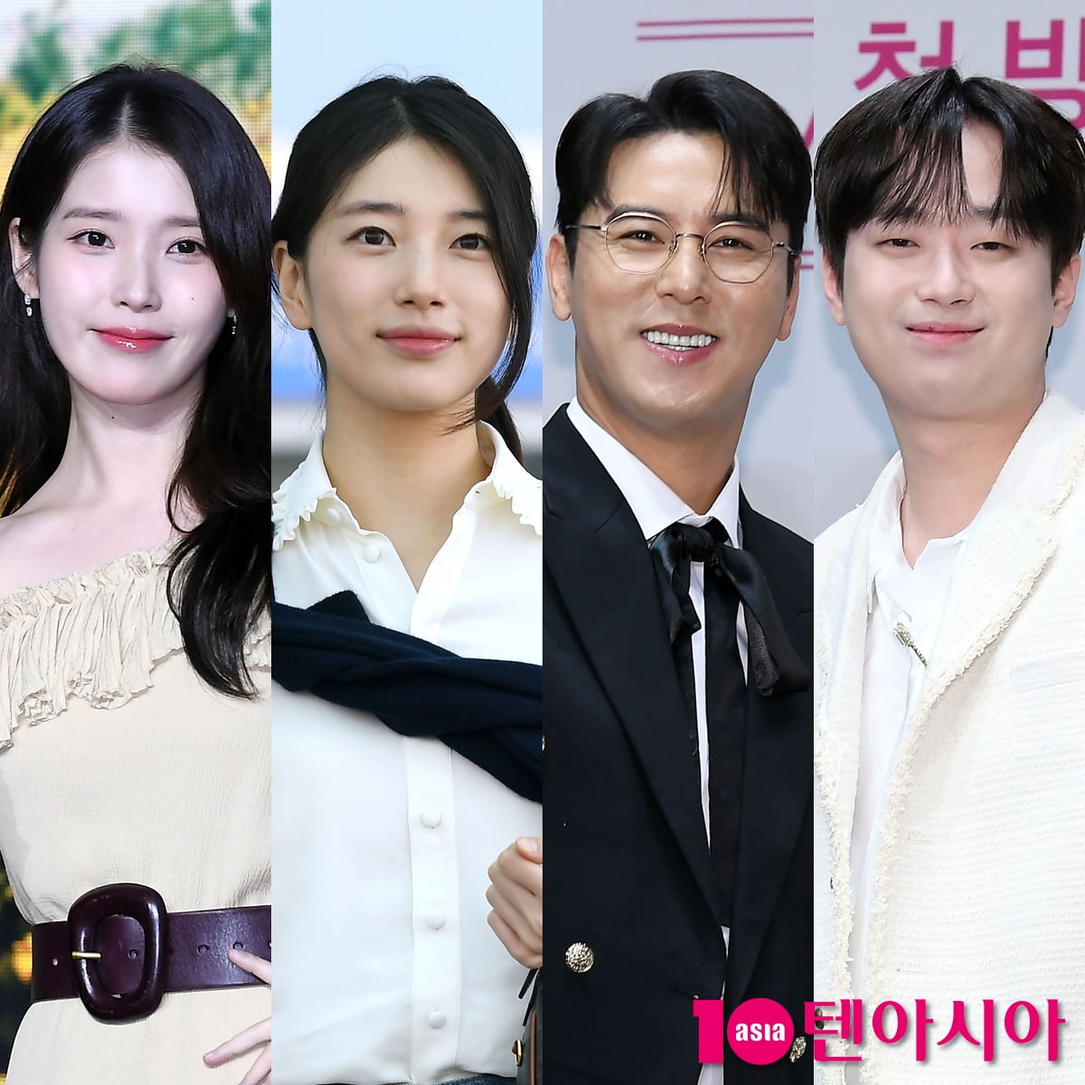 가수 아이유-수지-장민호-이찬원/사진 = 텐아시아 사진DB