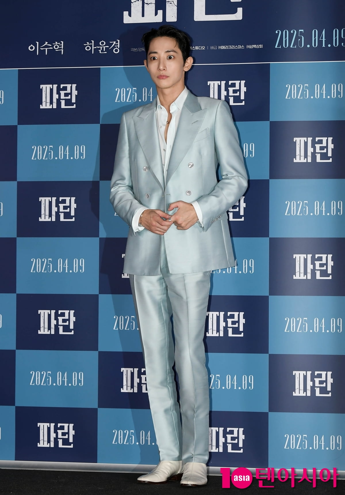 '파란' 이수혁, 탄성이 나오는 멋짐...마초남의 매력[TEN포토+]