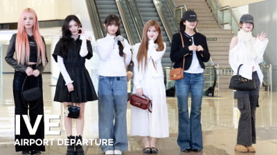 [4K] Caught IVE at the airport... Their dazzling departure