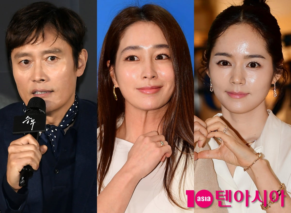 (왼쪽부터) 이병헌, 이민정, 한가인 /사진=텐아시아 DB, 조준원 기자