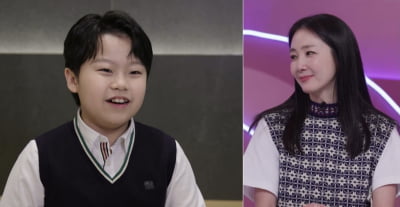 '트로트 신동' 황민호, 최지우도 홀렸다…"이모가 볼 살짝 눌러 봐도 돼요?" ('슈돌')
