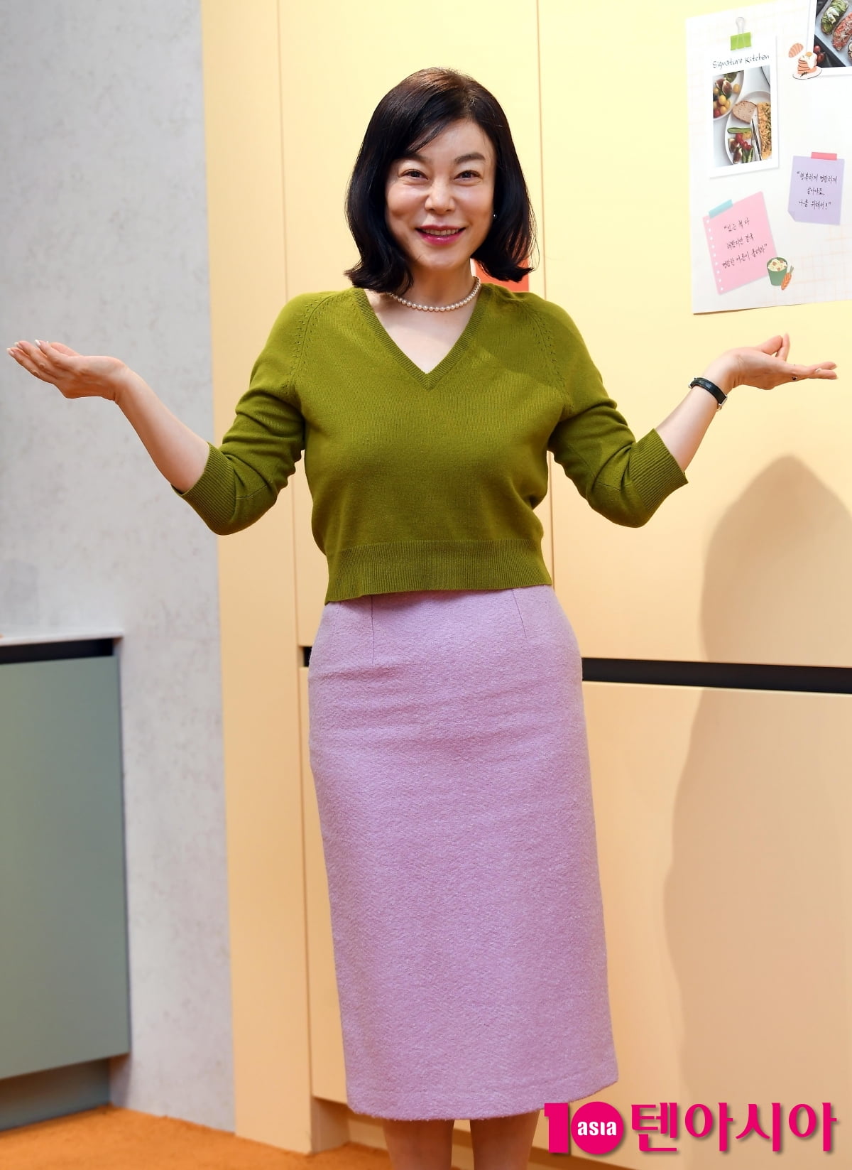 최화정, 핑크빛 미소[TEN포토]