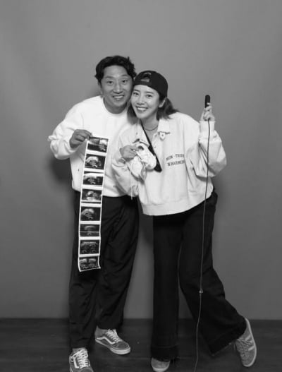 '♥이규혁' 손담비, 출산 임박 직접 알렸다…"이게 마지막 영상"