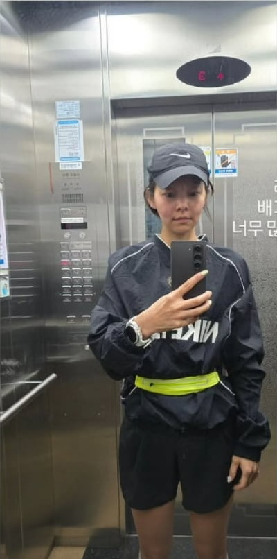 '170cm 53kg' 송해나, 두 볼 쏙 패였는데 러닝 감행→부작용 고백