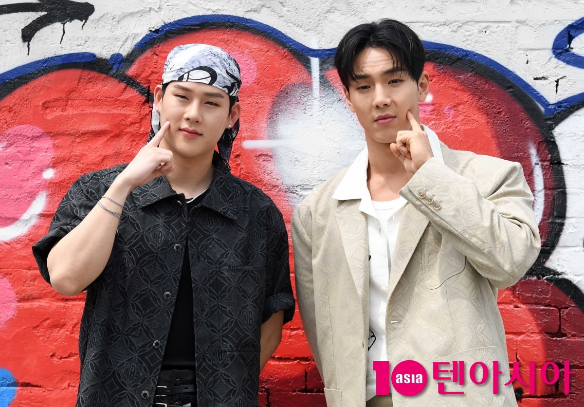 몬스타엑스 주헌-셔누, 멋쟁이들 성수동 나들이[TEN포토+]