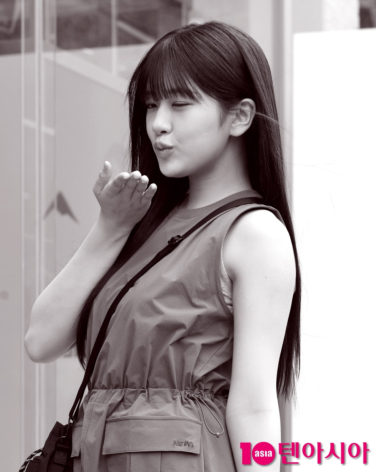 안유진, 예쁘다는 말로 부족해...빛나는 미모에 눈이 부셔[TEN포토+]