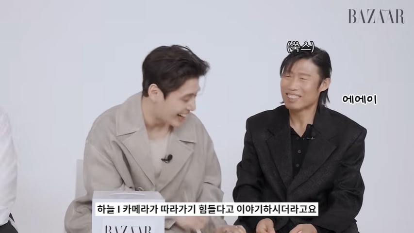 배우 아닌 스태프가 더 위험했네…유해진 달리기 속도에 "따라가기 힘들다고"('하퍼스 바자')