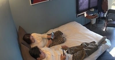김일우♥박선영, 이런데도 방송용 연애라고?…커플룩 입고 침대서 꽁냥꽁냥 ('신랑수업')