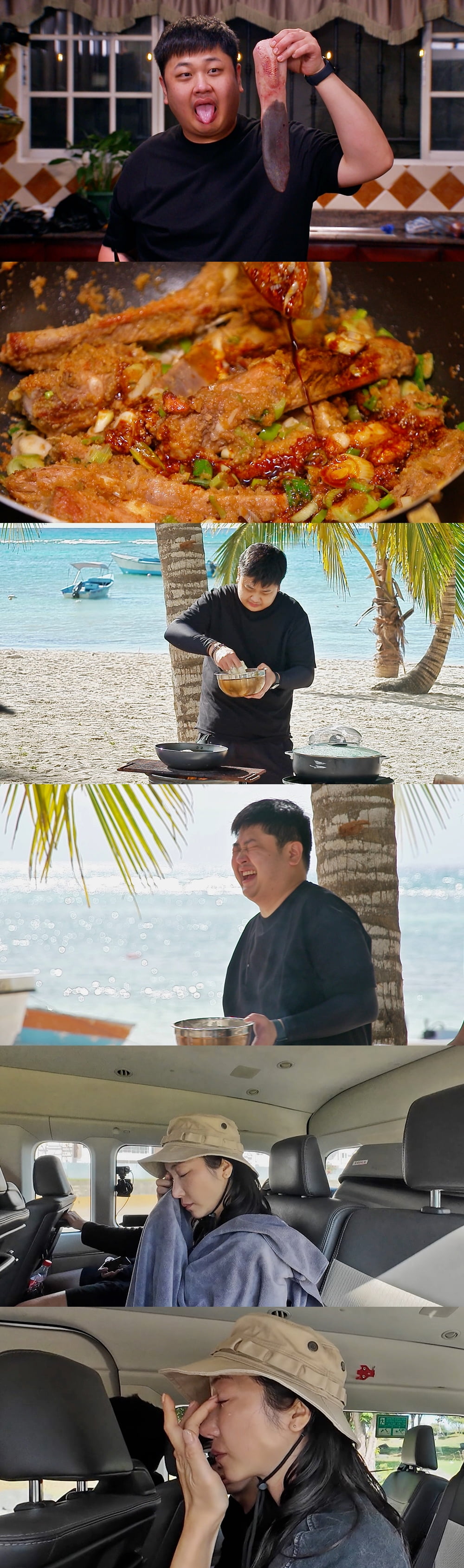 김옥빈, 눈 부상으로 병원 이송…결국 촬영 중단, "앞이 안 보여" 고통 호소 ('카리브밥')