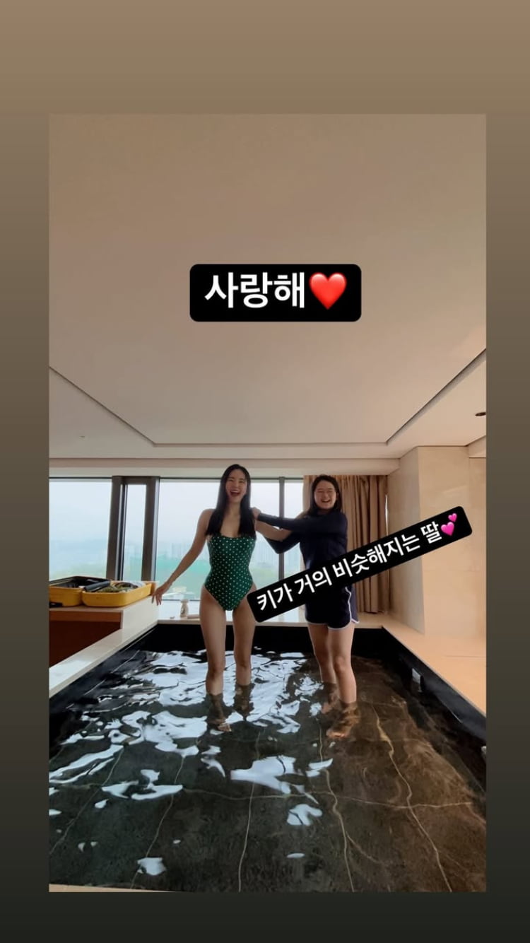 장영란, 78kg까지 나갔는데…CG 의심될 정도의 수영복핏