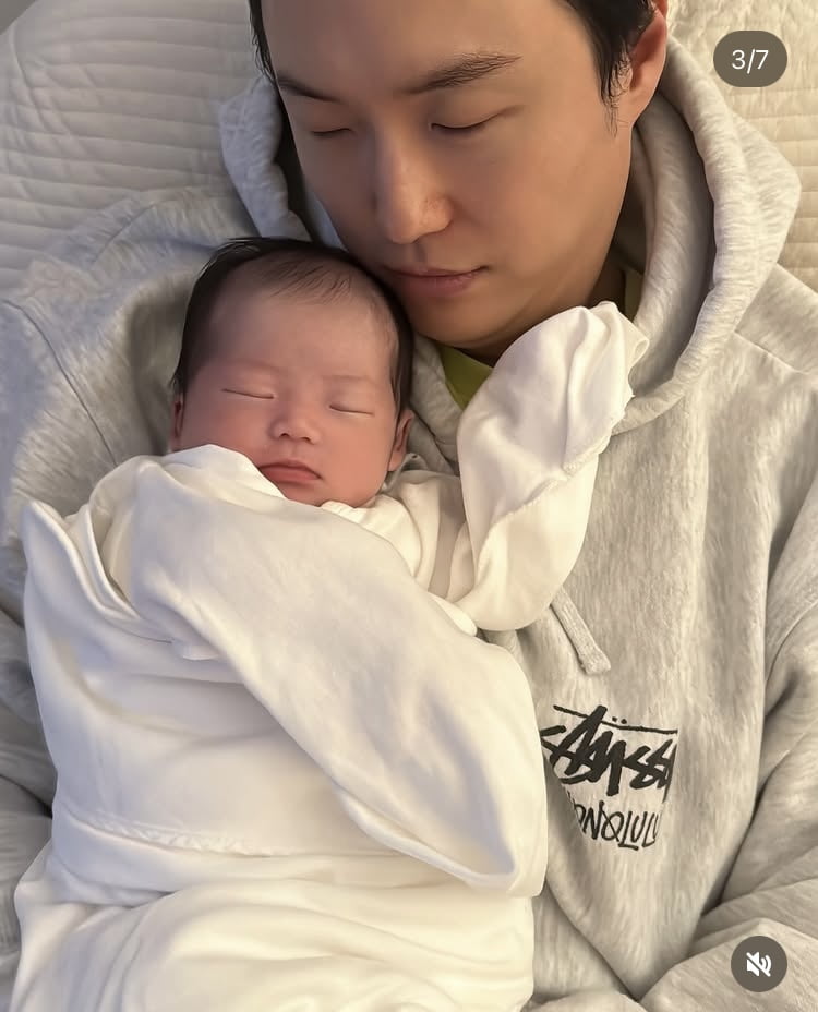 할아버지 이용식 얼굴 1도 없네…이수민 딸, 아빠랑 똑같은 이목구비