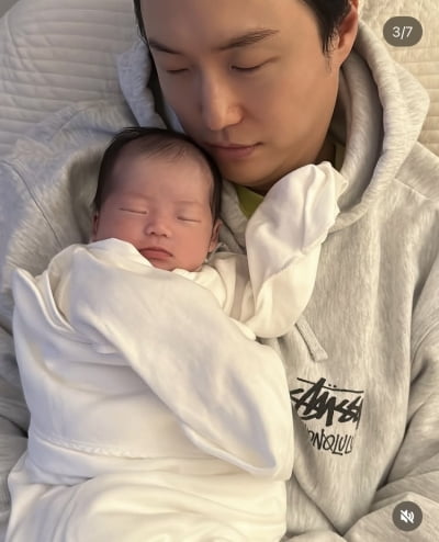 할아버지 이용식 얼굴 1도 없네…이수민 딸, 아빠랑 똑같은 이목구비