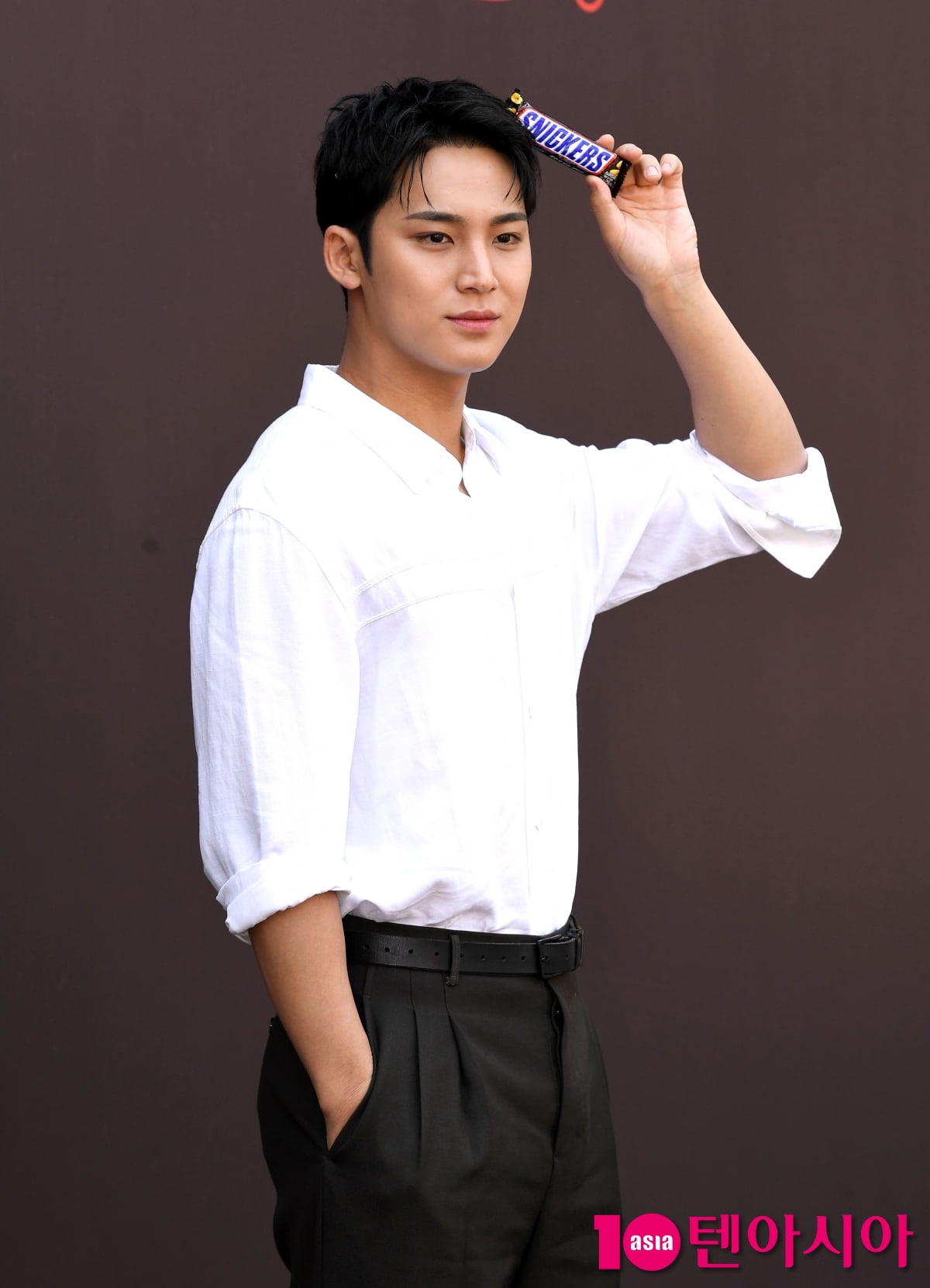 세븐틴 민규, 보기만해도 설레는 미소...달콤한 눈빛[TEN포토+]