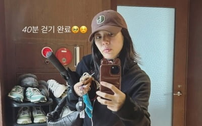 엄마 된 손담비, 건강 신경 많이 쓰네…출산 1달도 안 됐는데 벌써 운동