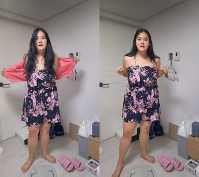 미나 시누이, 60kg 감량 만족 못하나…체중계 위 벗고 또 벗고