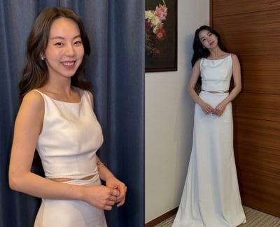 '164cm 46kg' 안소희, 웨딩드레스 입었나…팬들도 깜짝, 뼈말라에 드러난 볼륨감