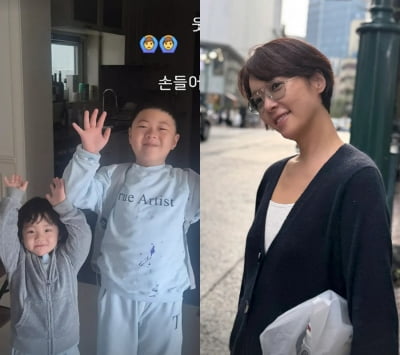 황정음, 훈육 현장도 유쾌…두 아들에 맞춰주는 '어느덧' 100점 엄마