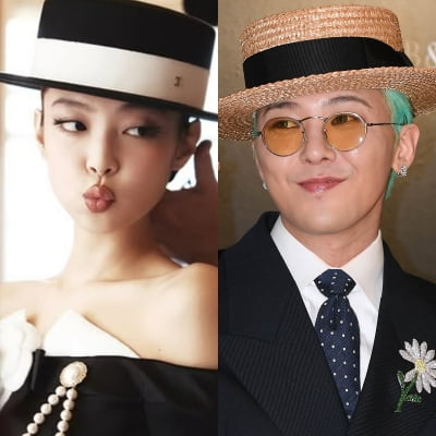 'K패션 아이콘' 제니도 지드래곤도 썼다…올여름 보터햇 광풍 예고 [TEN이슈]