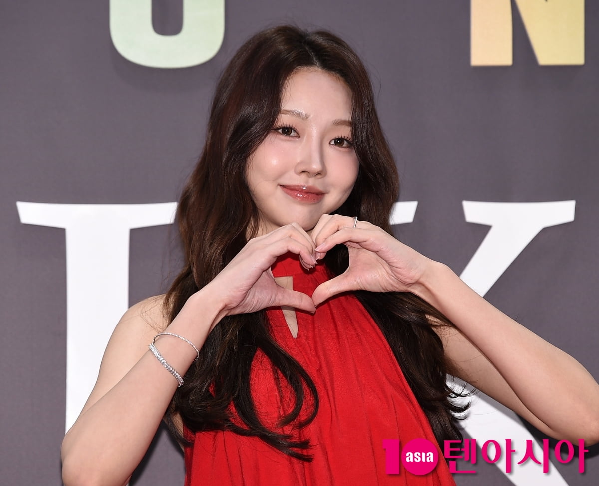 김혜진, 강렬한 레드[TEN포토+]