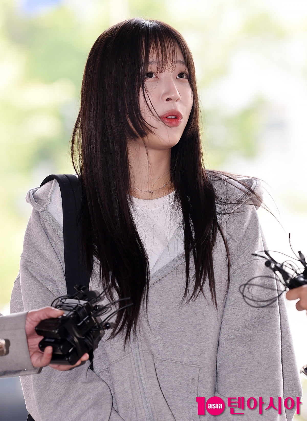쯔양, 고소인 신분으로 경찰서 출석[TEN포토+]