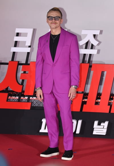 사이먼 페그(Simon Pegg), 시선 사로잡는 패션[TEN포토+]